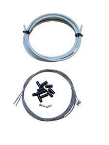 KIT CABOS MUD. INOX + ESP. MUD. C/ TEFLON BRANCO OZONE